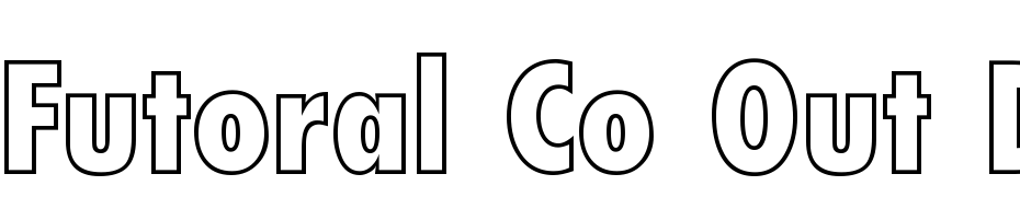 Futoral Co Out DB Normal Font Download Free
